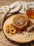 The Soothing Harvest: Honey, Calendula & Oat Soap
