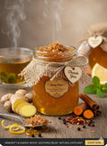 The Golden Fire Elixir: Spicy Organic Honey