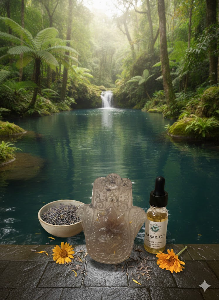 The Moroccan Radiance Bar: Argan, Calendula & Lavender Soap